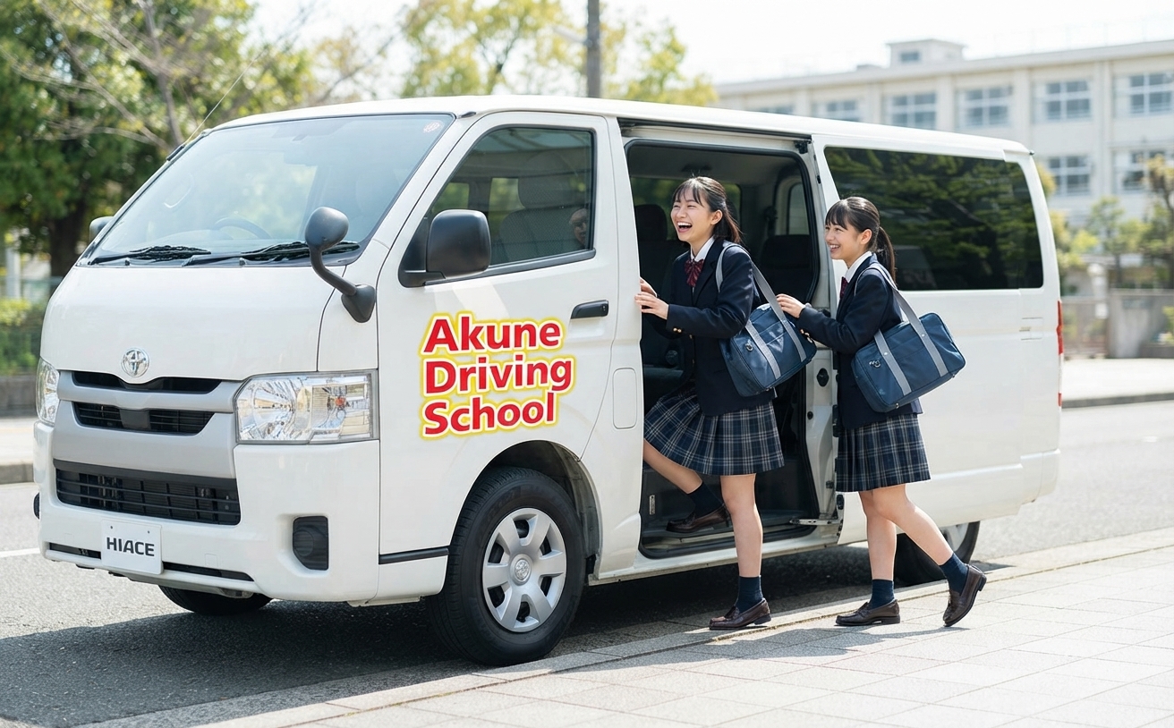明るい送迎バスイメージ